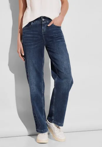 STREET ONE Regular-fit-Jeans QR Wide Leg.casualfit.hw.widel