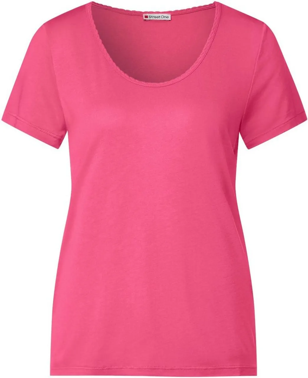 Street One T-Shirt T-Shirt mit Dekotape in Berry Rose (1-tlg) Nicht  Vorhanden - Preise vergleichen