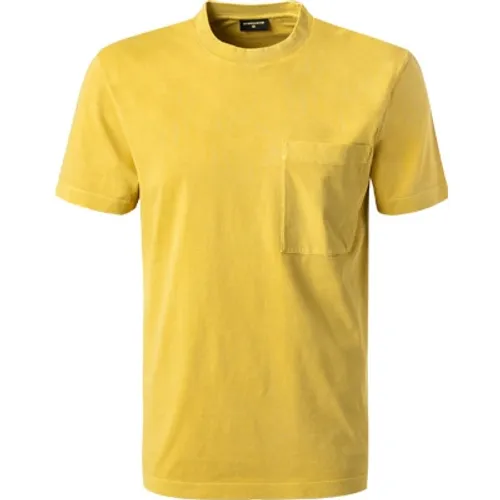 Strellson Herren T-Shirt gelb Baumwolle