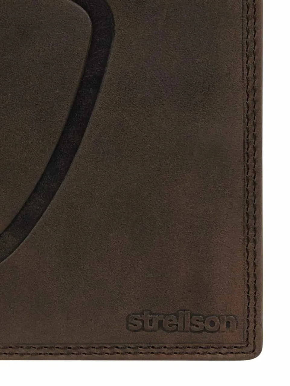 Strellson Portemonnaie aus Leder Modell 'Baker Street' in Dunkelbraun, Größe One Size
