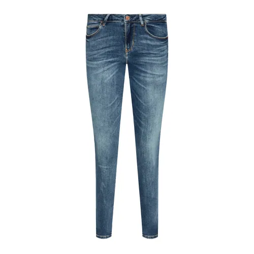 Stretch Skinny Jeans aus Baumwolle - Mittelblauer Denim Guess