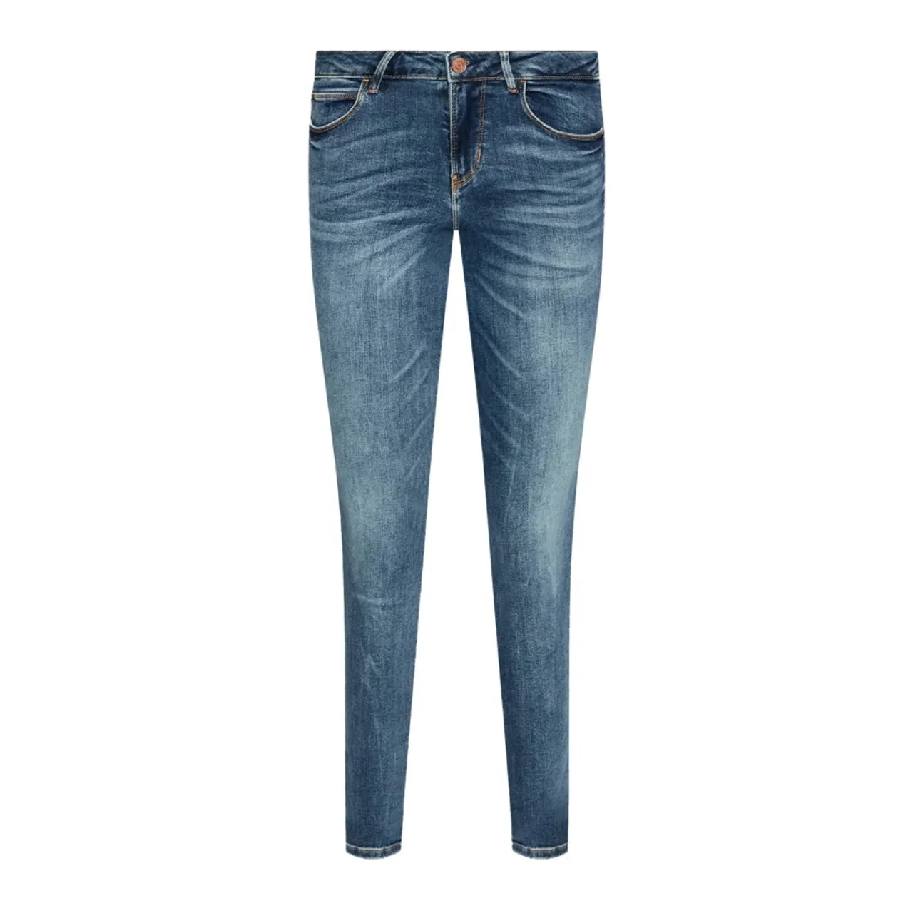 Stretch Skinny Jeans aus Baumwolle - Mittelblauer Denim Guess