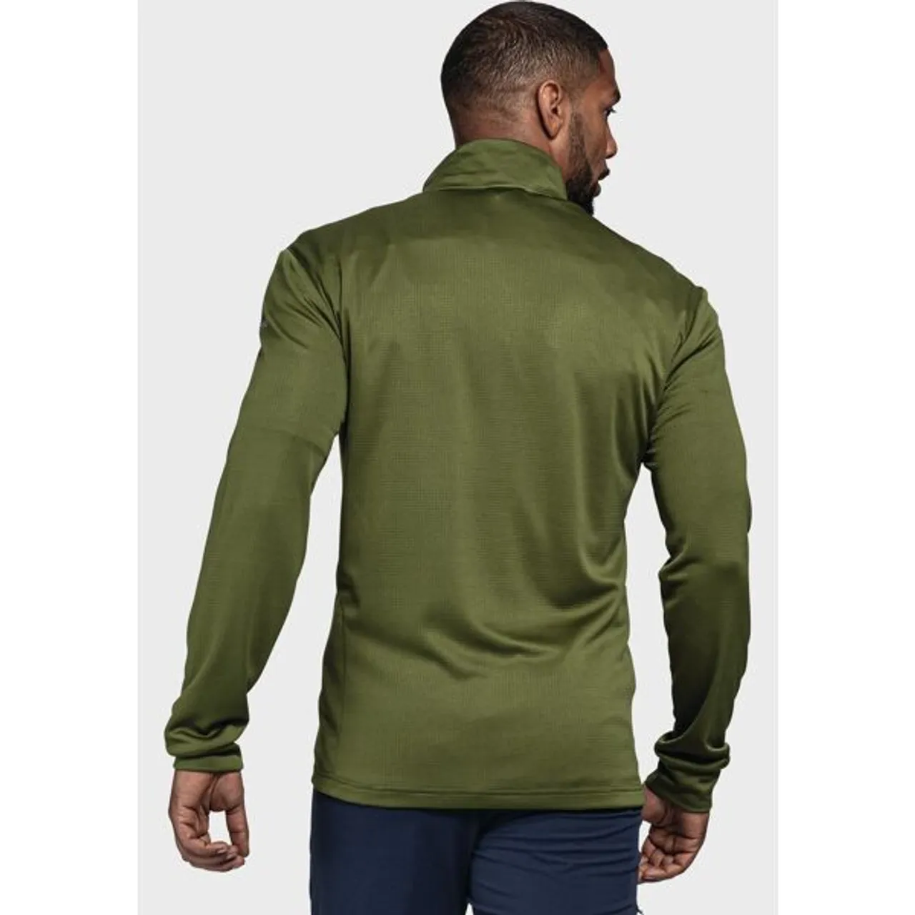 Strickfleece-Pullover SCHÖFFEL "CIRC Fleece Looop M" Gr. 50, grün (6737, grün) Herren Pullover Herren-Outdoorbekleidung