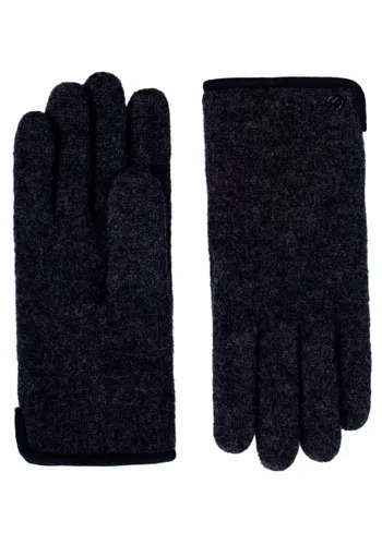 Strickhandschuhe KESSLER "Sasha" Gr. S, grau (grey melange) Damen Handschuhe Fingerhandschuhe