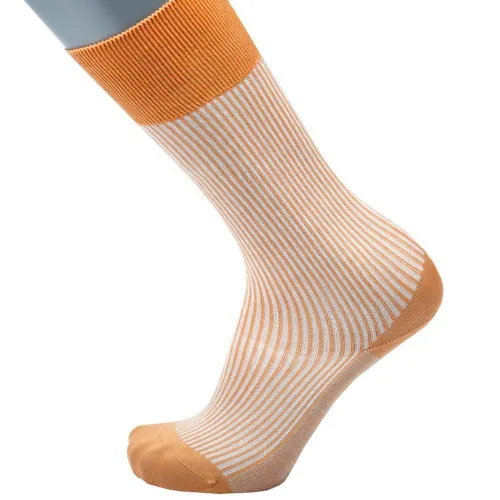 Strümpfe Trendy Stripes Socken, Orange