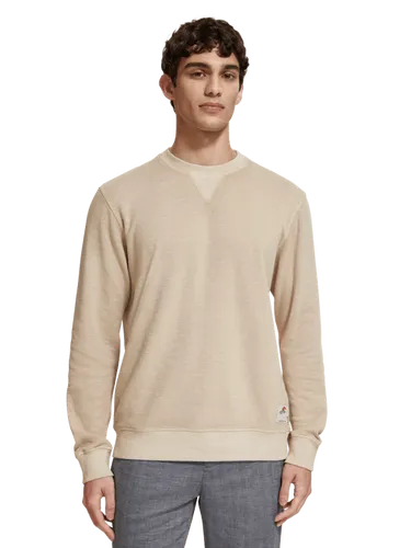Stückgefärbtes Sweatshirt mit Rundhalsausschnitt - Größe XXL - Multicolor - Mann - Sweatshirthirt - Scotch & Soda