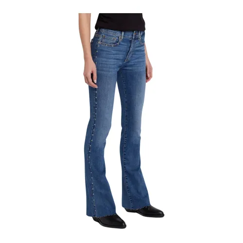 Studded Bootcut Tailorless Jeans 7 For All Mankind