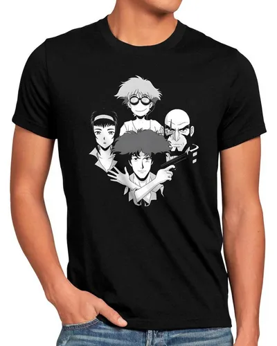 style3 Print-Shirt Herren T-Shirt Bohemian Bebop anime manga swordfish cowboy bebop