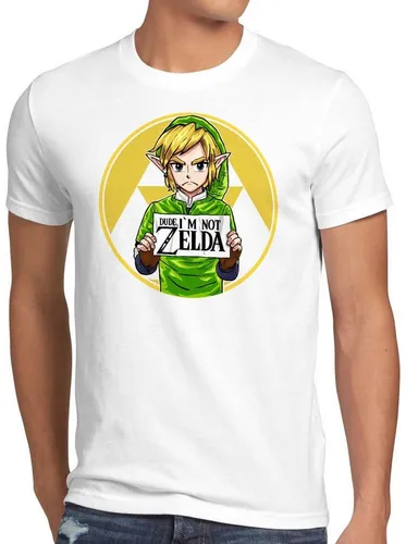style3 Print-Shirt Herren T-Shirt I am not Zelda link prinzessin switch