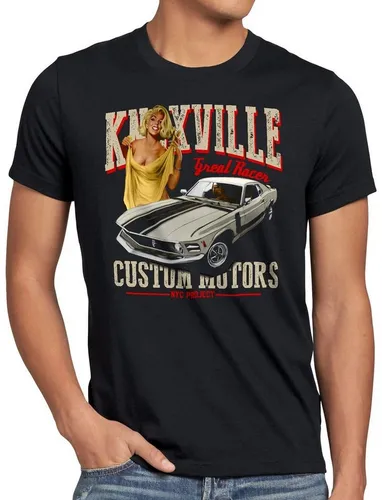 style3 Print-Shirt Herren T-Shirt Knoxville Mustang muscle car eleanor