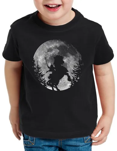 style3 Print-Shirt Kinder T-Shirt Epona Mond link ocarina twilight princess