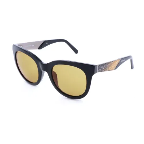 Stylische Acetat-Sonnenbrille mit UV2-Schutz Swarovski