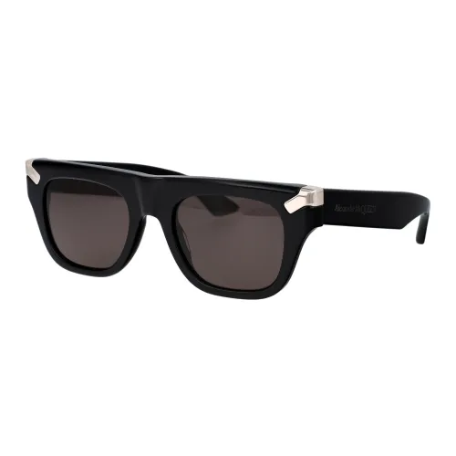 Stylische Sonnenbrille Am0441S Alexander McQueen