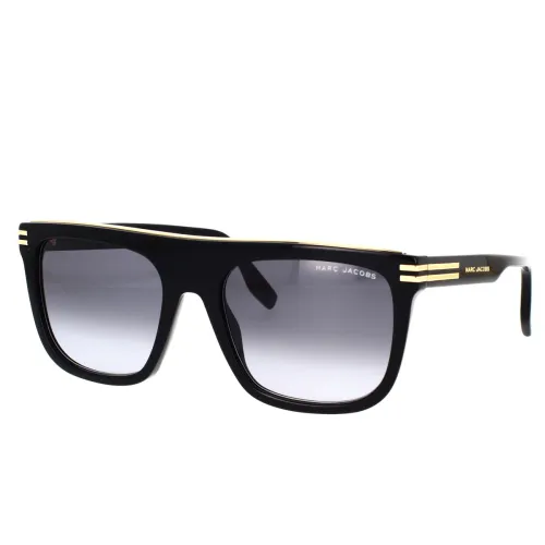 Stylische Sonnenbrille mit quadratischem Profil und Metall-Detail Marc Jacobs