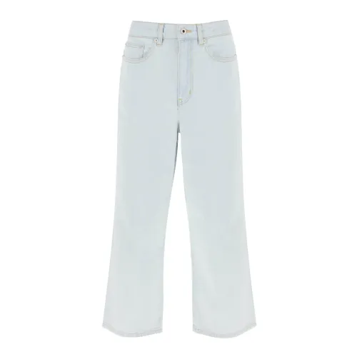 Sumire Wide Leg Cropped Jeans Kenzo