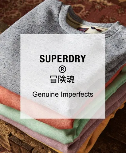 Superdry Damen Factory Second Sweatshirts mit Rundhalsausschnitt - Lucky Dip Bunt