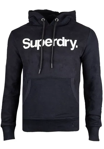 Superdry Kapuzensweatshirt Superdry Herren Hoodie Hoodie mit weißem Logoschriftzug