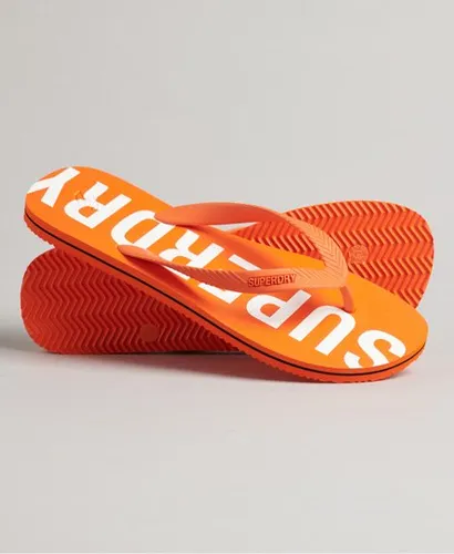 Superdry Men's Code Essential Flip-Flops Orange