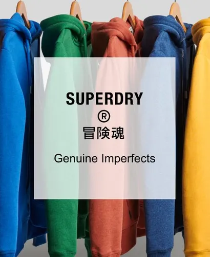 Superdry Men's Factory Second Kapuzenjacke - Lucky Dip Bunt