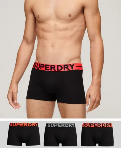 Superdry Men's Unterhosen aus Bio-Baumwolle im 3er-Pack Schwarz