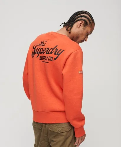 Superdry Men's Workwear Trade Sweatshirt Orange