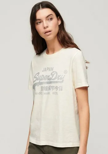 Superdry Print-Shirt METALLIC VL RELAXED T SHIRT