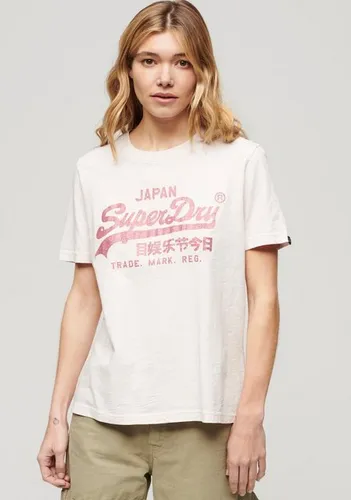 Superdry Print-Shirt METALLIC VL RELAXED T SHIRT