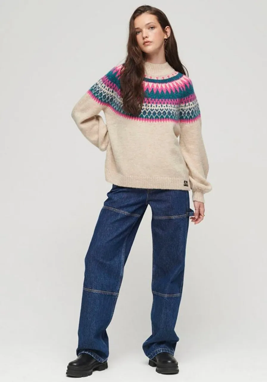 Superdry Strickpullover SLOUCHY PATTERN KNIT