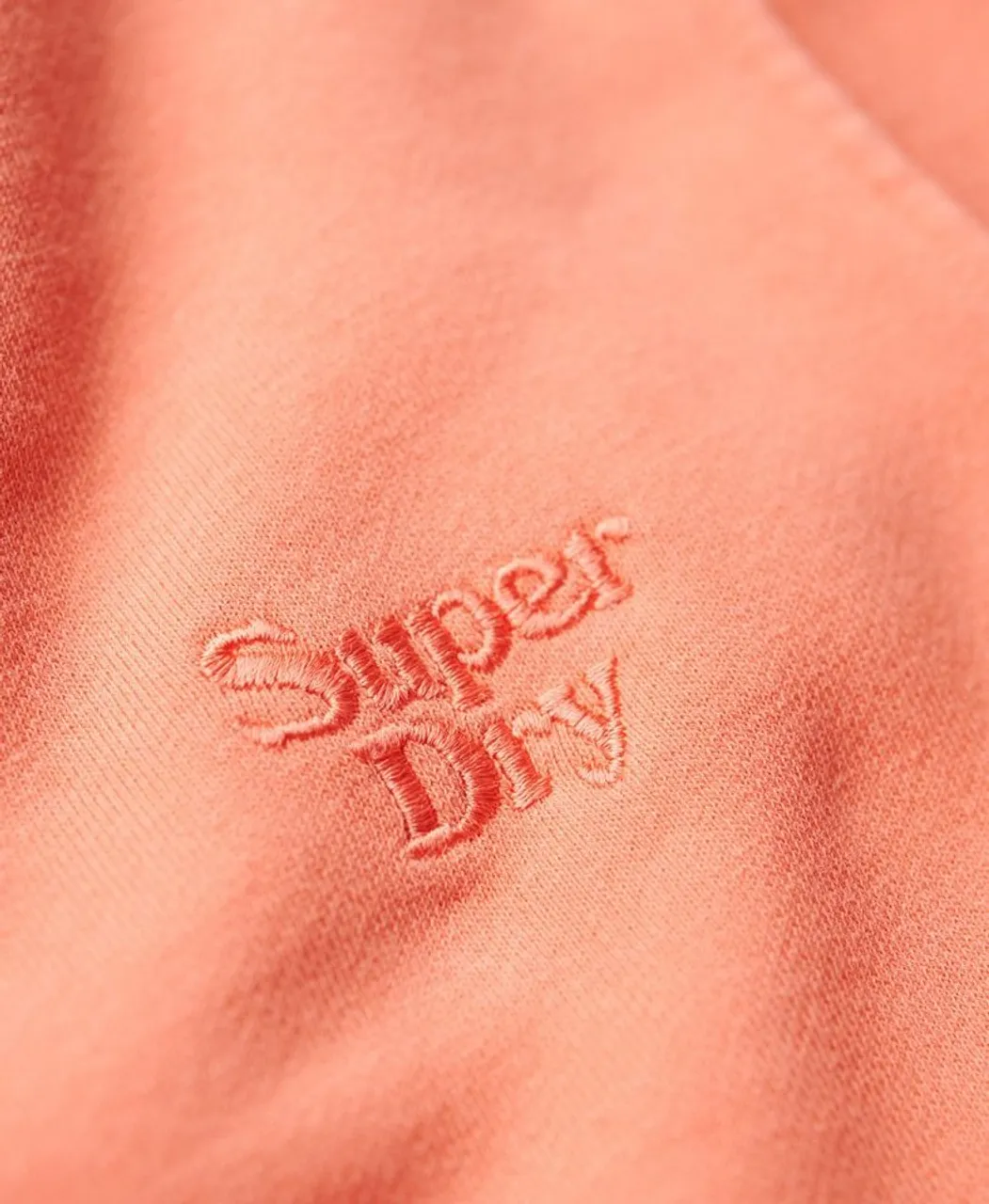 Superdry Sweater VINTAGE WASHED SWEATSHIRT Hot Coral