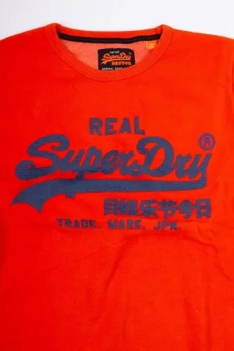 Superdry Sweatshirt Superdry Herren Sweatshirt Superdry ClassicPrint Orange