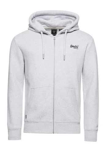 Superdry Sweatshirt Superdry Herren Zipper VINTAGE LOGO EMB ZIPHOOD Glacier Grey Marl