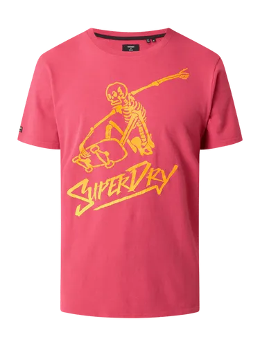 Superdry T-Shirt aus Baumwolle in Pink