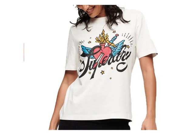 Superdry T-Shirt TATTOO SCRIPT GRAPHIC