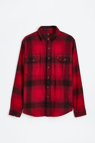 Superdry Vintage Check Flannel Shirt Blacksmith Ombre Red