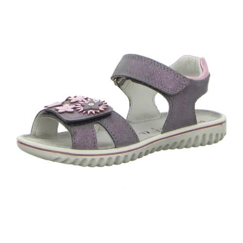 Superfit Sandale Leder  SPARKLE für Kinder, grau