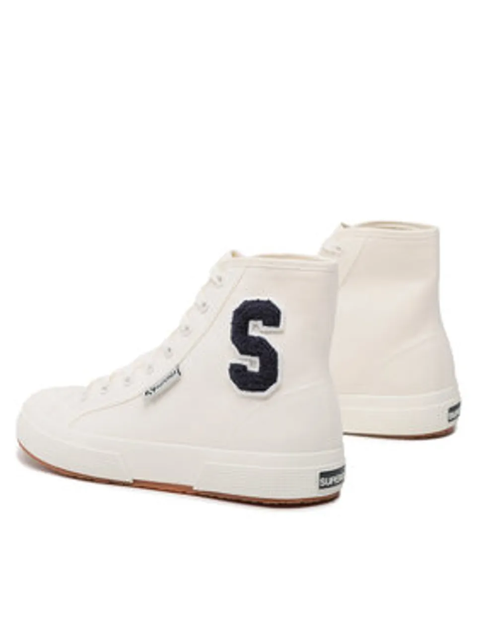 Superga Sneakers aus Stoff 2295 Cotton Terry Patch S21321W Weiß