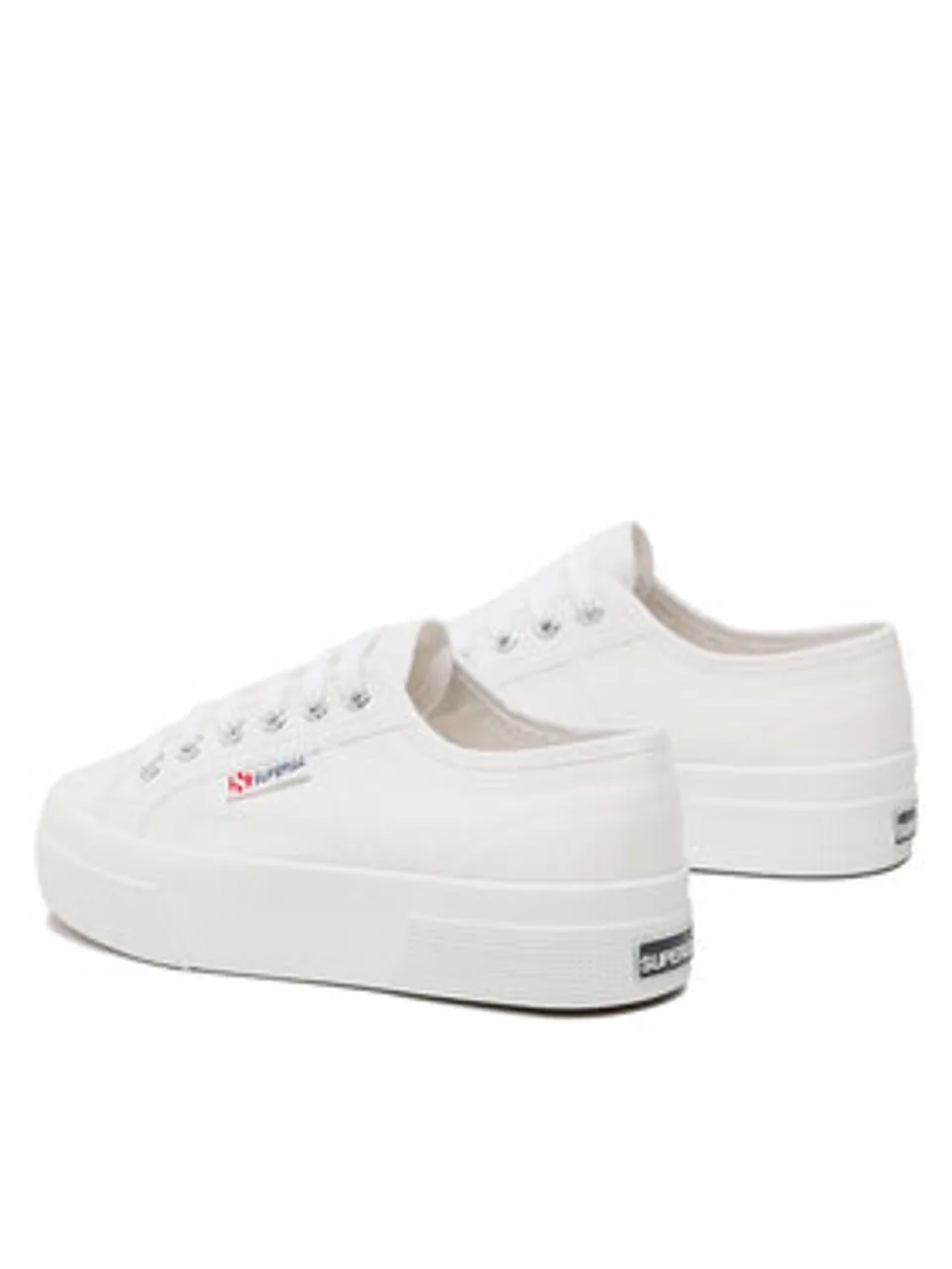 Superga Sneakers aus Stoff 2740 Platform S21384W Weiß