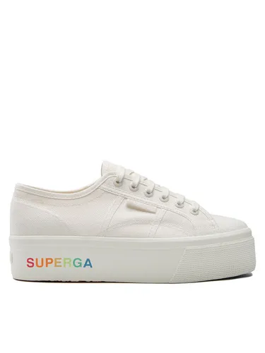 Superga Sneakers aus Stoff 2790 Platform S7113KW Weiß