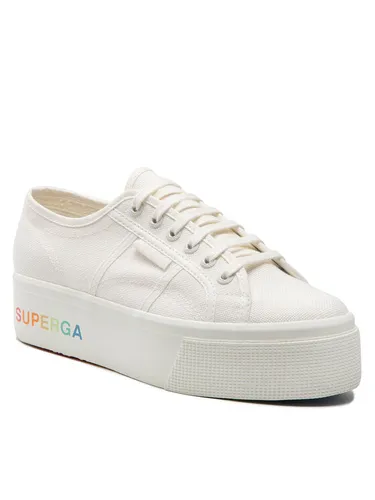 Superga Sneakers aus Stoff 2790 Platform S7113KW Weiß