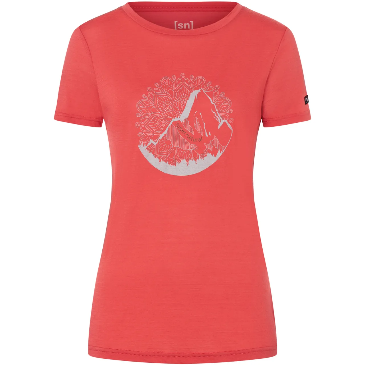 Super.Natural Damen Mountain Mandala Tree T-Shirt