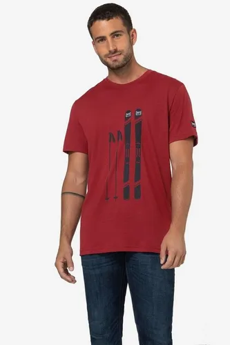 SUPER.NATURAL Print-Shirt Merino T-Shirt M SKIING GEAR TEE feinster Merino-Materialmix