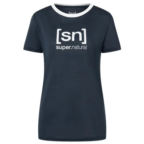 super.natural - Women's The Essential Logo Tee - Merinoshirt