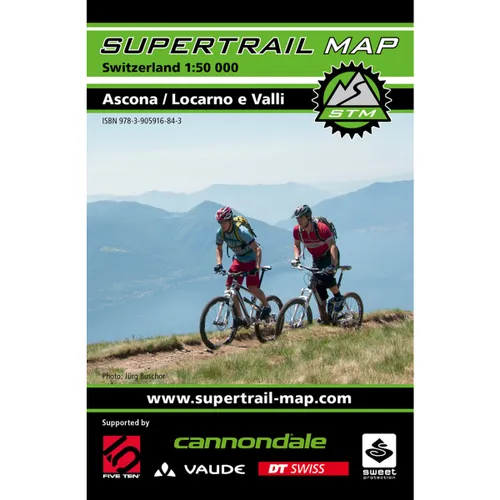 Supertrail Map Ascona / Locarno e Valli - MTB