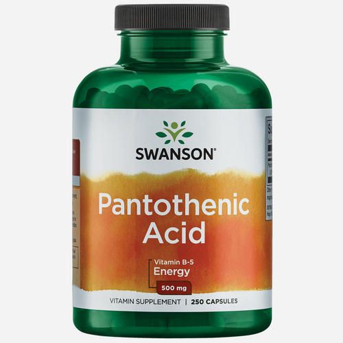 Swanson  Pantothensäure (Vitamin B5)  500mg