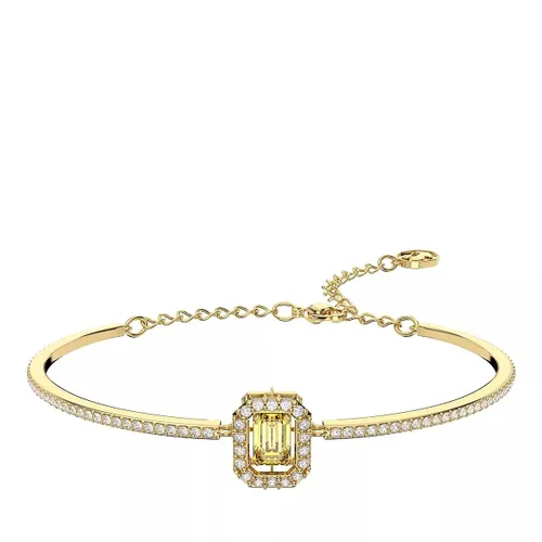 Swarovski Armband - Millenia Octagon cut Pavé Gold-tone plated - Gr. M - in Gelb - für Damen