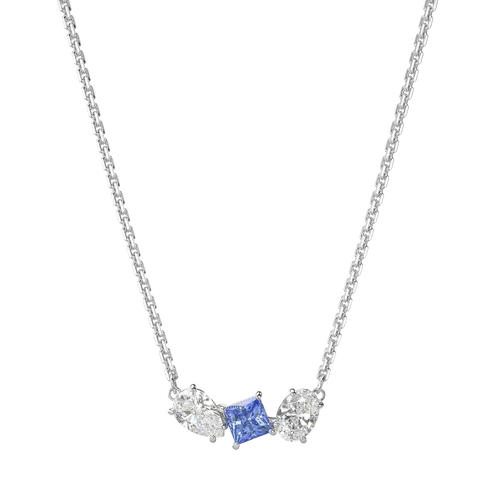 Swarovski Charms - Mesmera pendant, Mixed cuts, Rhodium plated - Gr. unisize - in Blau - für Damen