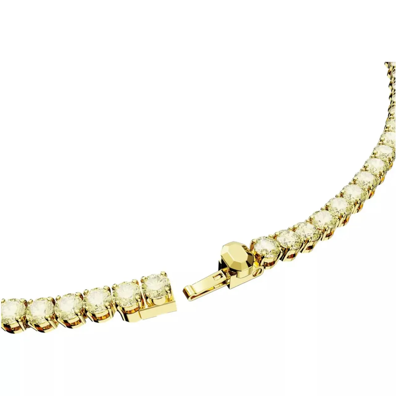 Swarovski Halskette - Swarovski Matrix Goldfarbene Kette 5661191 - Gr. unisize - in Gold - für Damen