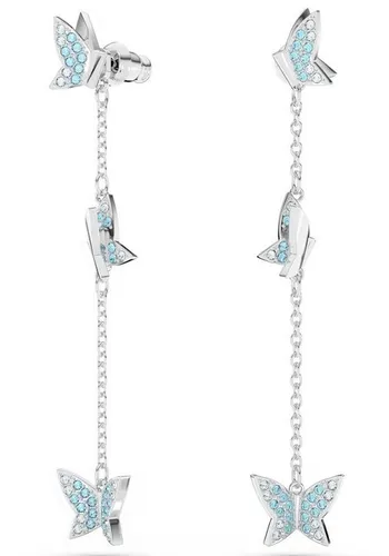 Swarovski Paar Ohrhänger Lilia Drop-Ohrhänger, Schmetterling, 5662182, mit Swarovski® Kristall - Einhänger abnehmbar