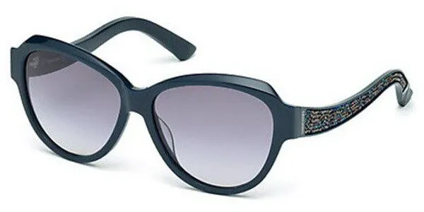 Swarovski SK0111 91W Blaue Damen Sonnenbrillen