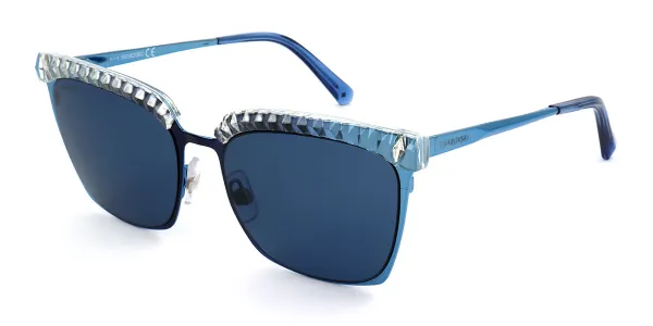 Swarovski SK0196 92V Blaue Damen Sonnenbrillen